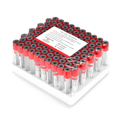 TUBO ROJO 5 ML Paquete x 100 und