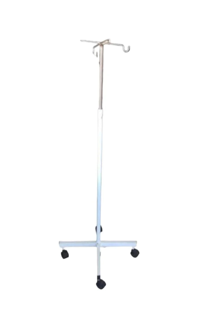 PORTA SUERO METALICO RODABLE