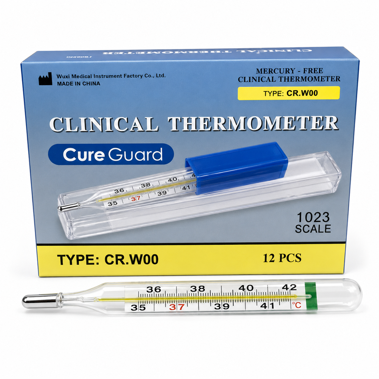 TERMOMETRO DE MERCURIO CAJA X 12 UND- CLINICAL