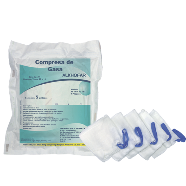 COMPRESA DE GASA