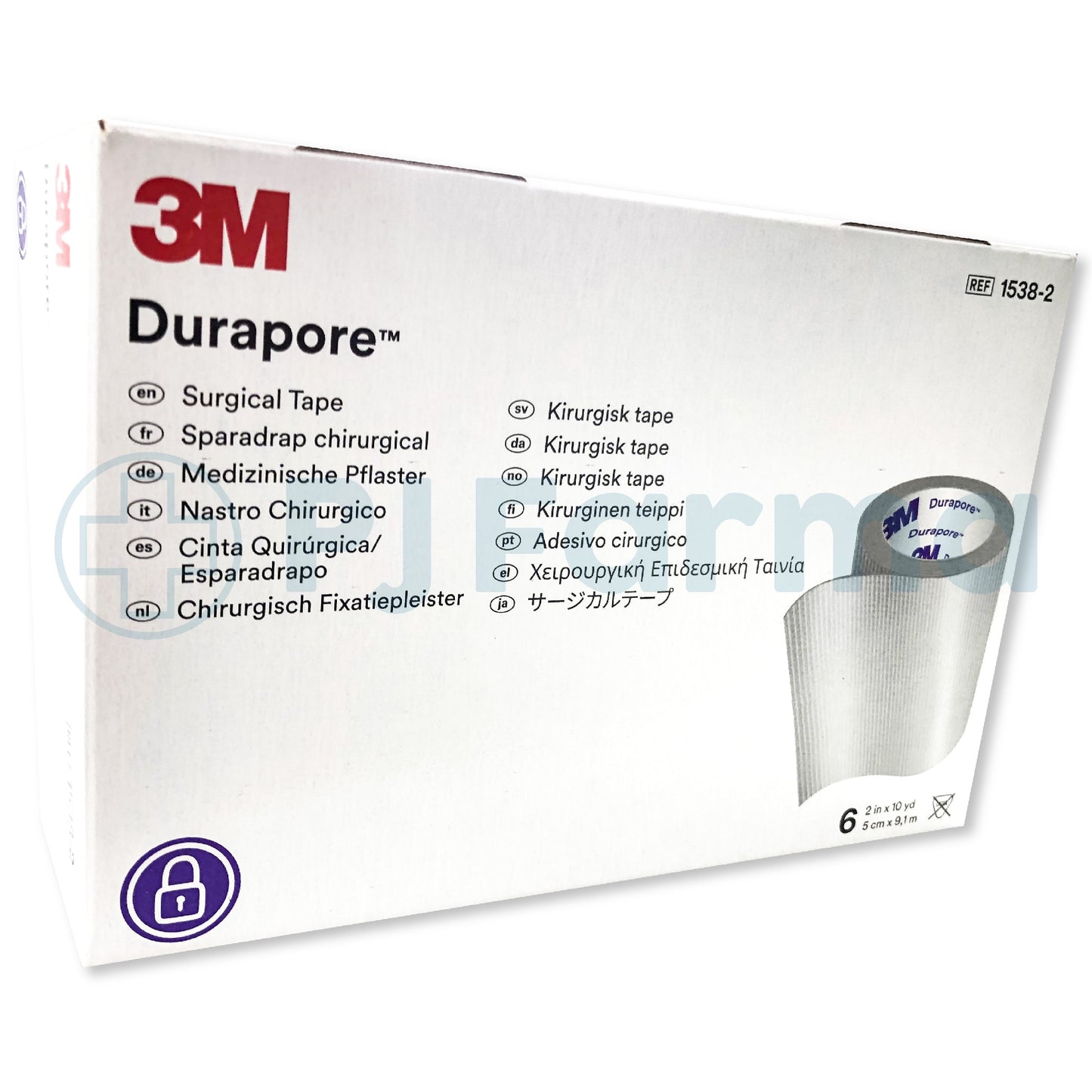 ESPARADRAPO DURAPORE POR CAJA Y UND
