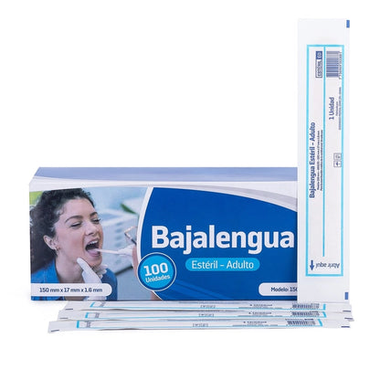 BAJALENGUA ESTERIL ADULTO- ALKOFARMA