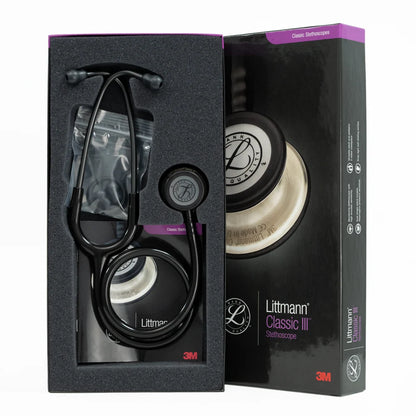 Estetoscopio 3M Littmann Classic III NEGRO HUMO 5811