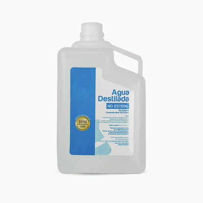 AGUA DESTILADA POR GALÓN DE 4 LITROS