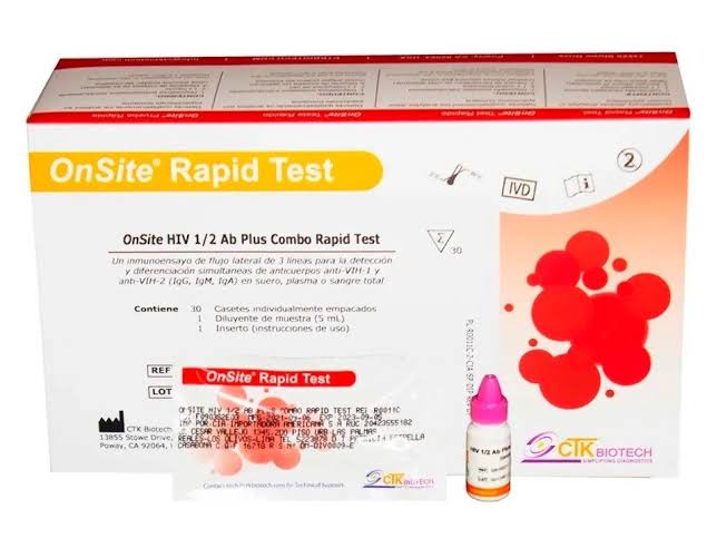 HIV 1/2 AB GENERACION CAJA X 30 UND