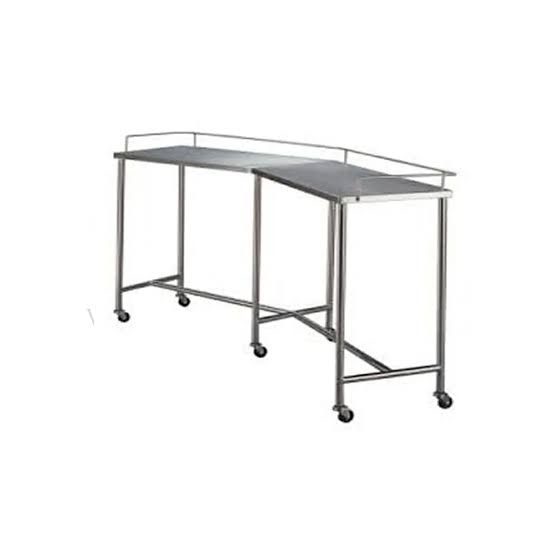 MESA ANGULAR DE ACERO INOXIDABLE PARA INSTRUMENTAL (M-89)
