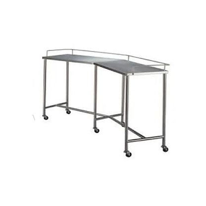 MESA ANGULAR DE ACERO INOXIDABLE PARA INSTRUMENTAL (M-89)