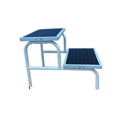 ESCALINATA METÁLICA DE 2 PELDAÑOS
