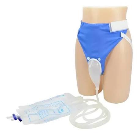 COLECTOR DE ORINA DE SILICONA REUTILIZABLE PARA HOMBRE - MUJER - ANCIANO