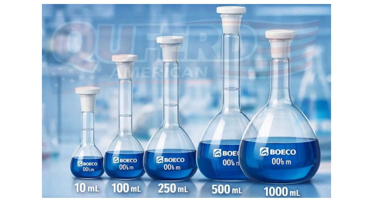 FIOLAS VOLUMÉTRICAS DE VIDRIO BOECO GERMANY