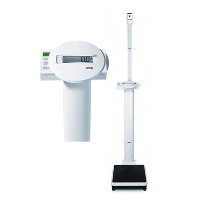 BALANZA ELECTRÓNICA DE COLUMNA CON TALLIMETRO - SECA