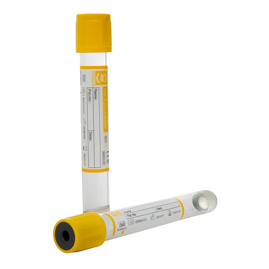 TUBO AMARILLA 6 ML Paquete x 100 und